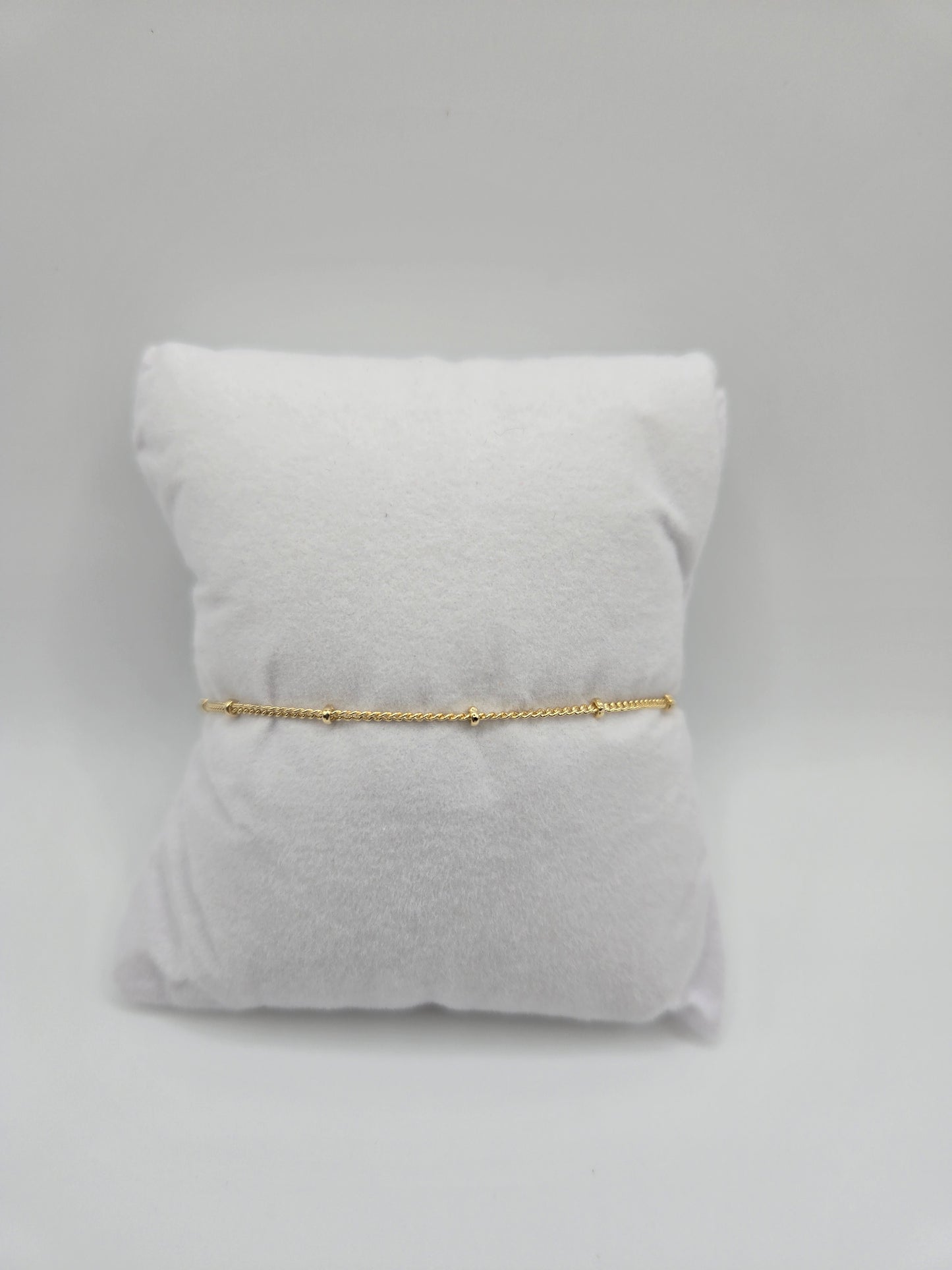 18K Gold Filled Bead Bracelet