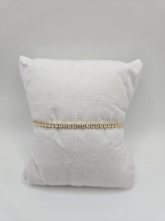 18K Gold Filled Tennis Bracelet