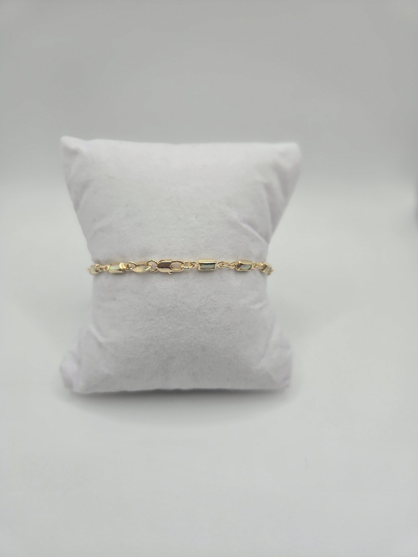 18K Gold Filled Opal Bracelet